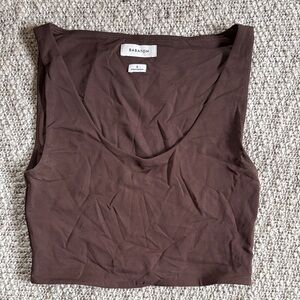 Babaton Chocolate Tank Top